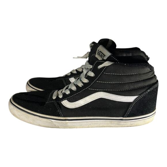 Vans SK8-HI Black White Mens High Top Skate Sneakers Size 11 - Picture 5 of 9